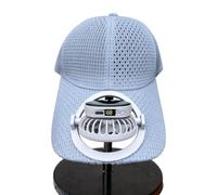 Chapeau avec ventilateurs à énergie solaire Rechargeable par USB, 3