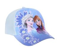 Chapeau avec visière Frozen Disney Casquette d'été pour enfants réglable protection contre les rayons UV, bleu ciel, 54-55