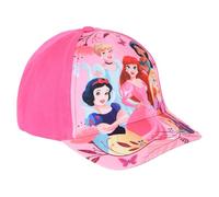 Chapeau avec visière Princesses Disney Casquette d'été réglable pour enfants, protection contre les rayons UV, fuchsia, 52-53