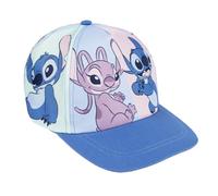 Chapeau avec visière Stitch et Angel Disney Casquette d'été pour enfants, réglable 53 cm, protection contre les rayons UV