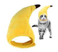 Chapeau banane pour animaux de compagnie,Chapeau de chat | Vêtements drôles d'Halloween, chapeau de banane créatif, costumes pour animaux de compagnie réglables pour chats, chatons, couches