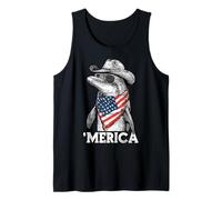 Chapeau Bandana de Cowboy avec Drapeau américain Débardeur