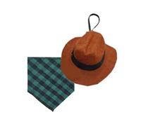 Chapeau bandana Homburg pour hamster - Élégant triangle - Pour petits animaux de compagnie - Accessoires photo - Chapeau écharpe pour hamster