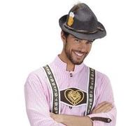 Chapeau bavarois gris adulte taille unique Gris G