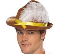 Chapeau Bavarois Trenker Allemand Pour Oktoberfest Marron Par Smiffys Neuf