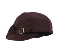 Chapeau Béret de Chef Cuisinier en Tissu Café, Style Classique | Séchage Rapide, Retient les Cheveux Sueur, pour Serveurs et Pâtissiers, Nettoyage Quotidien Facile
