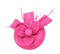 Chapeau bibi élégant avec fleur en maille réglable pour mariage, thé, fête, événement, mariage