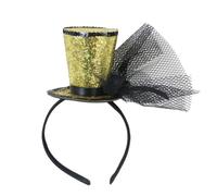Chapeau bibi haut de forme, pilulier pour, cocktail, thé, couvre-chef exquis, fascinateur français pour Halloween, chapeaux pour femmes