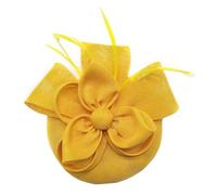 Chapeau bibi réglable en maille florale délicate pour mariage, réunions sociales, rétro