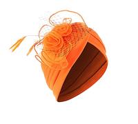 Chapeau bibi vintage avec voile de mariée des années 1950 Chapeau de mariage Pillbox Feutre Maille Voile faciale Chapeau pour thé Partie Couvre-chef de mariage Fascinateur pour filles et femmes Noir