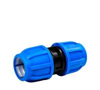 Chapeau bleu d'irrigation de 4 pieds, raccord à verrouillage rapide, tuyau PE à connexion rapide, té droit for raccords de tuyaux d'eau de serre en plastique(1.2inch)