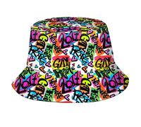 Chapeau bob arc-en-ciel LGBT tendance Gay Pride chapeau de pêcheur d'extérieur pliable pour homme et femme, Rainbow Pride Lgbt-1, Taille unique