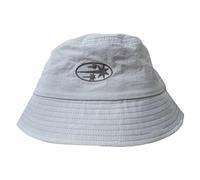 Chapeau bob brodé étoile pêcheur séchage rapide respirant pour adolescents sport décontracté pare-soleil chapeau cloche pour femme, gris clair, taille unique