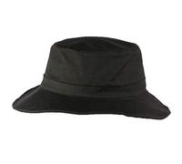 Chapeau Bob coton huile Noir imperméable Finistère - Taille: 59 - Couleur: Noir - Mixte