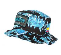Chapeau Bob El Patron Bleu et Noir Medellin Streetwear Fashion Colombia - Taille Unique - Bleu