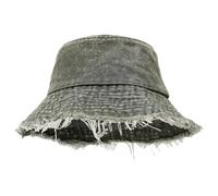 Chapeau bob en denim vieilli pour homme et femme - Chapeau de pêcheur délavé unisexe - Chapeau de soleil Rkz350, GN2., M