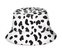 Chapeau bob en forme d'animal pour femmes et hommes - Chapeau de soleil pliable - Chapeau de pêcheur de voyage - Chapeau de plage pour adultes et adolescents, Dalmatien Design 2, taille unique