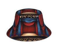 Chapeau bob magique réfléchissant double face respirant pliable tendance noir taille unique