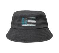 Chapeau Bob,Personnalisé Chapeaux de Seau Espoir de Sensibilisation au Syndrome de la Tourette Doux Bobs Homme pour Outdoor pêche Sports