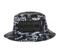 Chapeau Bob Plata o Plomo Noir et Blanc Strass Streetwear Colombia - Taille Unique - Noir