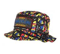 Chapeau Bob Plata o Plomo Noir et Bleu Colombia Streetwear Fashion - Taille Unique - Noir