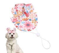 Chapeau bob pour chien | Joli pare-soleil d'extérieur avec trou d'oreille pour chiot, chapeau respirant de protection solaire pour animaux de compagnie, chapeau seau rafraîchissant pour animaux de