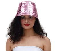 Chapeau bob rétro Hip Hop pour la Saint-Patrick 2026 - Style européen et urbain polyvalent - Style punk - Pour homme et femme, rose, Taille unique