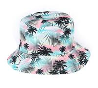 Chapeau bob réversible unisexe pour une tenue décontractée, respirant, pare-soleil pour adolescents, imprimé coloré, chapeau cloche portable, E, taille unique