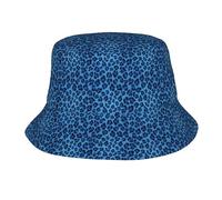 Chapeau bob unisexe en peau de léopard pour l'extérieur, la plage, les vacances, la rentrée scolaire, noir