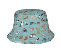 Chapeau bob unisexe pour chien, plage, pêcheur, escapade, vacances, rentrée scolaire