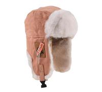 Chapeau bomber,Chapeaux d'hiver chauds avec cache-oreilles Chapeau de chasse Chapeau russe | Chapeau de soldat russe d'hiver style pilote doux à la mode pour cadeau de Noël, anniversaire et C, rose