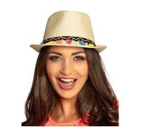 Chapeau Borsalino Multicolore Adulte - Modèle Amérique du Sud - Extérieur