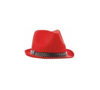 Chapeau Borsalino Rouge - PARTY PRO - Adulte - Multicolor