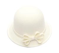 Chapeau Bouffant Femme Bow Knot Round Top Casual Fisherman's Basin Cap Melon Chapeau de randonnée, e, M