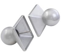 Chapeau boule pour poteau bois 9X9