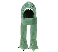 Chapeau Cagoules Enfant 3 en 1 Bonnet Echarpe Gants Fille Garçon Bonnet de Ski Hiver Chaud Chapeau Thermique Tour de Cou Foulard Cache Oreille Moufle Chapka de Noël Voyage en Plein Air