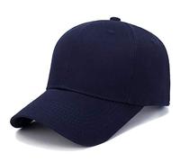 Chapeau Casquette Baseball Coton Solide Hommes extérieur lumière Planche Soleil Casquettes Panneau Conseil Couleur (Blue, One Size)