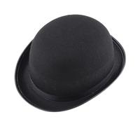 Chapeau - Chapeau classique en feutre Derby Chaplin | Vintage Deerby Hiat avec bord incurvé | Hait britannique | Accessoire de costume rétro pour mariage de théâtre et événements formels