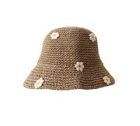 Chapeau Chapeau Femme Été Plage Chapeau de Soleil Chapeau Bloc de Soleil Chapeau Grande Tête Autour Version Coréenne Respirant Petit Bord Chapeau de Pêcheur Floppy Cowboy Chapeau Femme, kaki, Taille