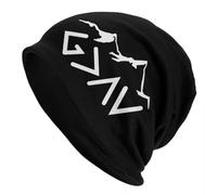 Chapeau chaud d’automne et d’hiver Dieu est plus grand que de haut en bas Skullies Bonnets Capttes Hiver Chaud Tricot Chapeau Femmes Street Adulte Bonnet Chapeaux Casquette de ski en plein air