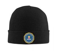 Chapeau chaud d’automne et d’hiver pour hommes pour femmes,Fbi Federal Bureau Of Investigation Depa Bonnet Chapeaux Logo Bleu Bonnet Chapeaux Skullies Bonnets Hiver Unisexe Extérieur Chaud Soft Cap