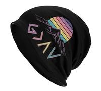 Chapeau chaud d’automne et d’hiver pour hommes pour les femmes, Dieu est plus grand que de haut et de bas Crânes Bonnets Caps Frais Hiver Chaud Hommes Femmes Tricot Bonnet Adulte Unisexe Chapeaux