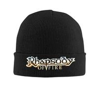 Chapeau Chaud d’Automne et d’Hiver pour Hommes, Rhapsodie of Fire Rock Italie Groupe Casquettes tricotées Casquettes Skullies pour Hommes Femmes Automne Hiver Chapeau Acrylique Hip Hop Cap