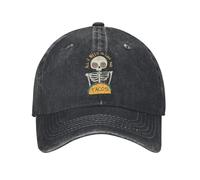 Chapeau chaud en pur coton, Vintage Tout ce dont j’ai besoin est l’amour et Taco Casquette baseball pour hommes Femmes Casquette soleil en denim Humour mexicain Outdoor Running Golf Fit Caps Chapeau