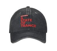 Chapeau Chaud Homme pour Femmes Logo State of Trance Armin Van Buuren Casquette de Baseball Randonnée au Soleil Pêche Chapeaux Hip hop lavés Cadeau Casquette à Snapback Classique pour Hommes