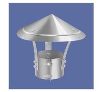Chapeau cheminée en Acier Inoxydable,Chapeau Cheminée,Capuchon Protecteur Fin poêle,Cheminée Tuyau Couverture de Pluie,pour Cheminee Ou Fumisterie Poele Exterieur Tubage ( Size : D11cm*25cm/4.33in*9.8