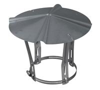 Chapeau chinois inox n° 1 80/110 - TEN - Chapeau inox chinois de toiture