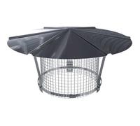 Chapeau chinois inox réglable de 80 à 130 mm anti-oiseau Poujoulat