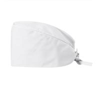 Chapeau chirurgical d'hôpital uniforme médecin, infirmière, dentiste, salle d'opération, homme ou femme, infirmière, infirmière, travail infirmier, infirmière, blanc, Taille unique