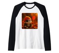 Chapeau Citrouille Pirate Halloween Mignon Jack O'Lantern Manche Raglan
